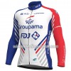 Wielershirt 2018 FDJ N001 Lange Mouw